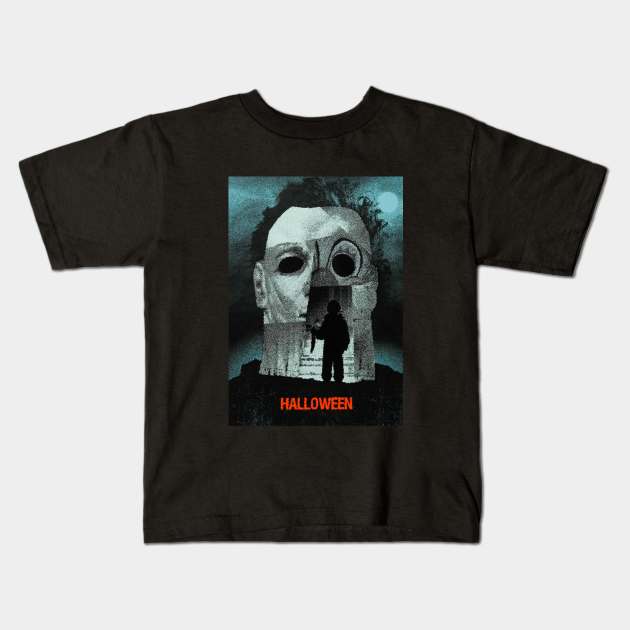 Classic Halloween Movie Kids T-Shirt by tngrdeadly